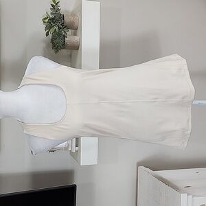 Athleta Racerback Active Tank Top With See Through Mesh Panel On Each Si…